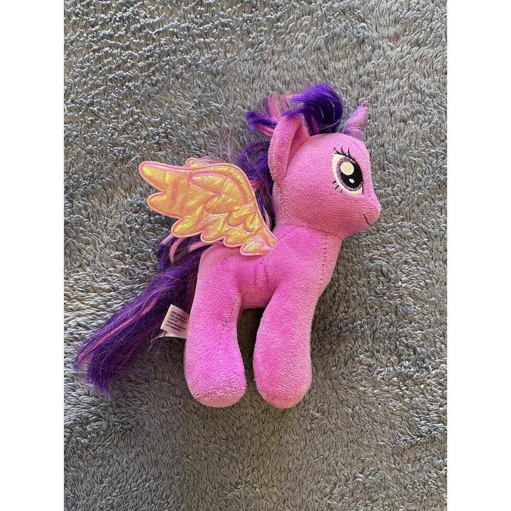 TY Twilight Sparkle Beanie Unicorn Plush Toy 2014 My Little‎ Pony Pink Purple